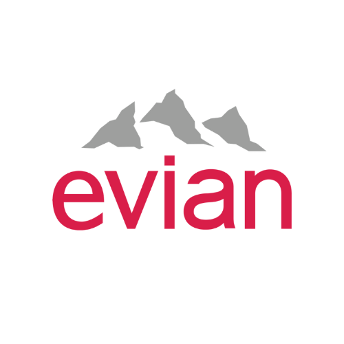 Evian- Marcas que confían en Arcodan